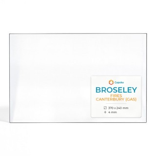 Vitre Broseley FIRES CANTERBURY (GAS) - Verre Rectangle pour poêle à bois