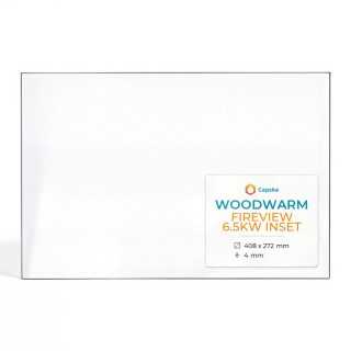 Vetro Woodwarm FIREVIEW 6.5KW INSET - Vetro Rettangolo per stufa a legna