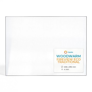Vetro Woodwarm FIREVIEW ECO TRADITIONAL - Vetro Rettangolo per stufa a legna