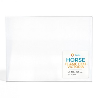 HORSE FLAME F233 VICTORIA Glass Panel for Wood Burning Stove