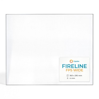 Fireline FP5 WIDE Glass - Rectangular Panel for Wood Burning Stove