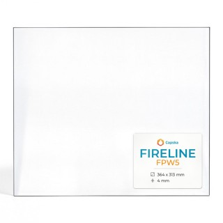Vetro Fireline FPW5 - Vetro Rettangolo per stufa a legna