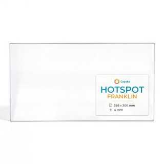 Vetro Hotspot FRANKLIN - Vetro Rettangolo per stufa a legna