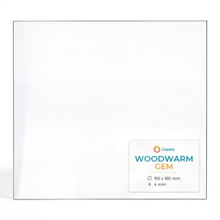Woodwarm GEM Glas - Rechteck Kaminglas für Kaminofen