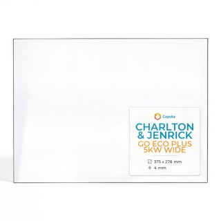 Vetro Charlton & Jenrick GO ECO PLUS 5KW WIDE - Vetro Rettangolo per stufa a legna