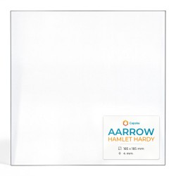Aarrow HAMLET HARDY Glass - Rectangular glass panel for wood burning stove