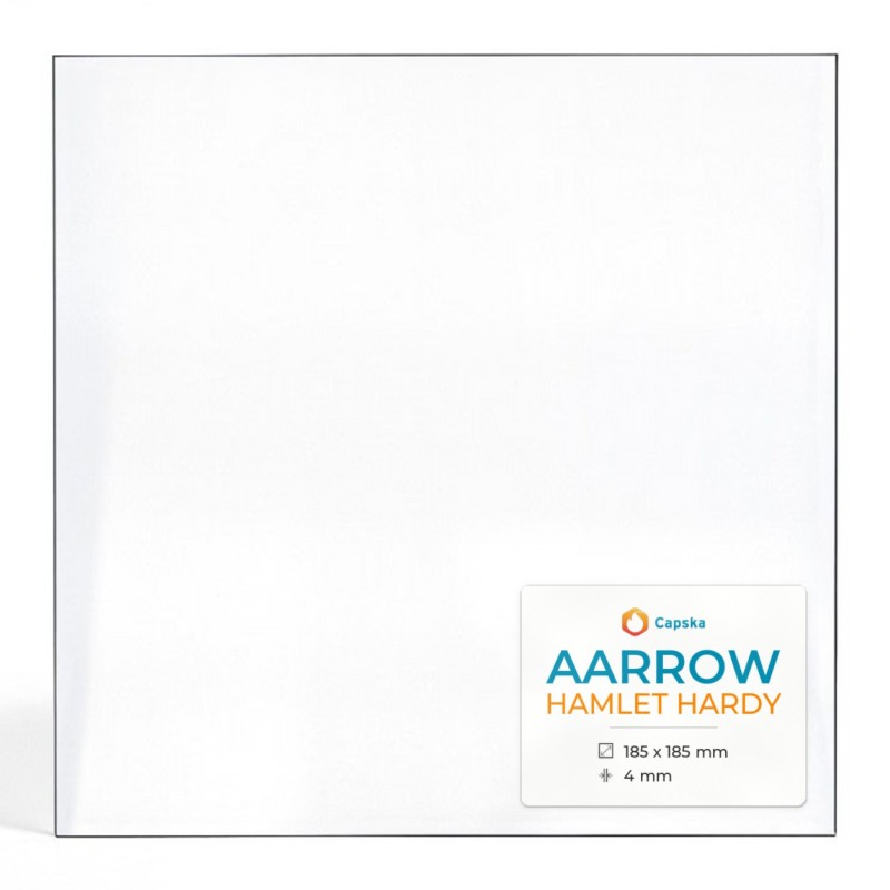 Vitre Aarrow HAMLET HARDY - Verre Rectangle pour poêle à bois