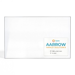 Aarrow HAMLET SOLUTION 9 Glas - Rechteck Kaminglas für Kaminofen