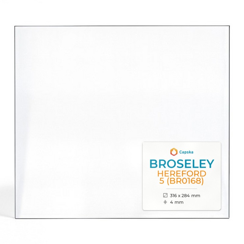 Broseley HEREfORD 5 Glass Panel for Wood Burning Stove