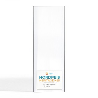 Verre Nordpeis HERITAGE N25 - Dimensions 133 x 372 x 4 mm