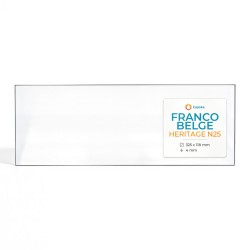 Vitre Franco Belge HERITAGE N25 - Verre Rectangle pour poêle à bois