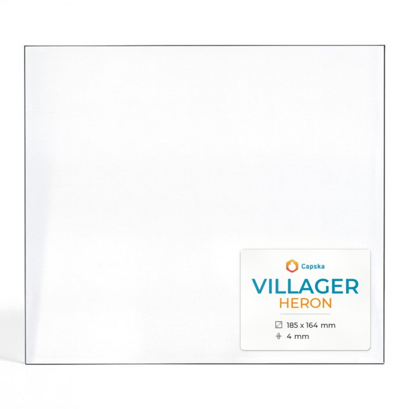 Villager HERON Glass Panel for Wood Burning Stove