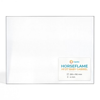 Horseflame HF217 BABY GABRIEL Glass Panel - Rectangular Stove Insert