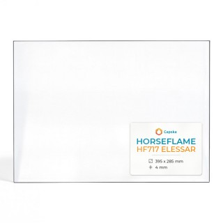 Vetro Horseflame HF717 ELESSAR - Vetro Rettangolo per stufa a legna