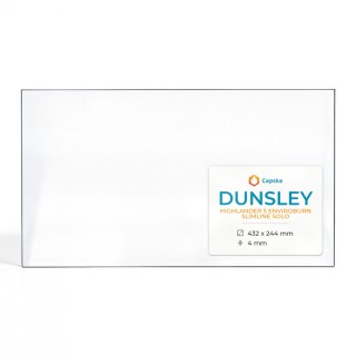 Vetro Dunsley HIGHLANDER 5 ENVIROBURN SLIMLINE SOLO - Vetro Rettangolo per stufa a legna