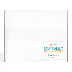 Vitre Dunsley HIGHLANDER 8 - Verre Rectangle pour poêle à bois