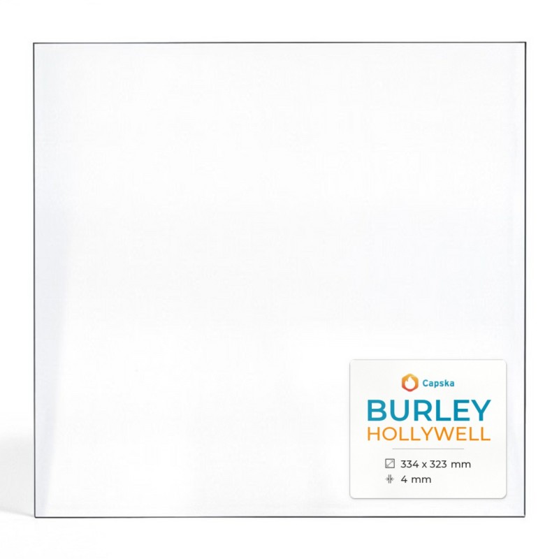 Vitre Burley HOLLYWELL - Verre Rectangle pour poêle à bois