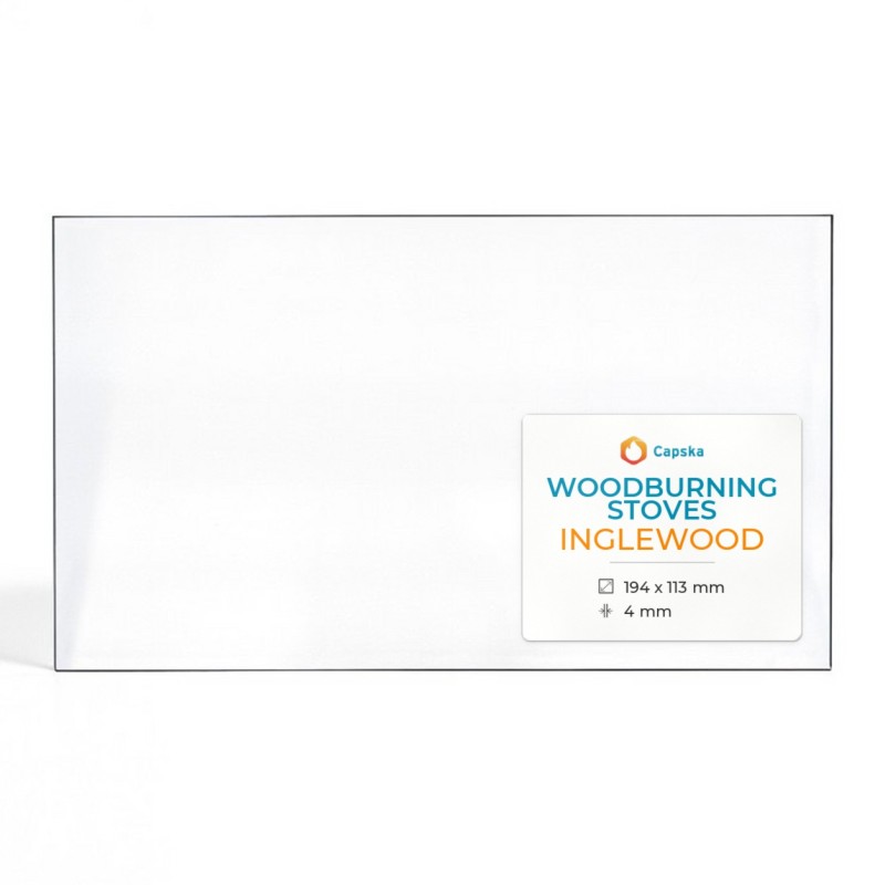 Vetro Woodburning Stoves INGLEWOOD - Vetro Rettangolo per stufa a legna