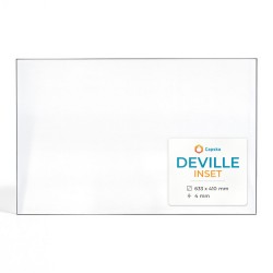 Vitre Deville INSET - Verre Rectangle pour insert