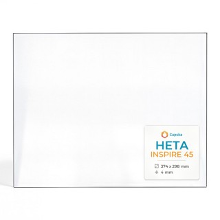 Heta INSPIRE 45 Glas - Rechteck Kaminglas für Kaminofen