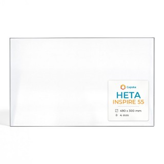 Vetro Heta INSPIRE 55 - Vetro Rettangolo per stufa a legna