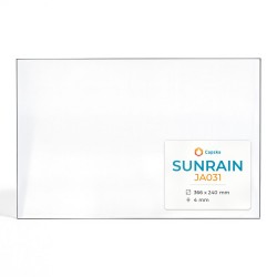 Sunrain JA031 Glass - Rectangular glass panel for wood burning stove