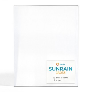 Sunrain JA033 Glas - Rechteck Kaminglas für Kaminofen