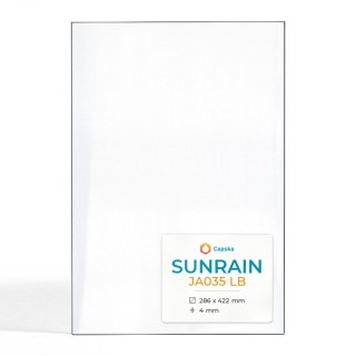 Sunrain JA035 LB Glass - Rectangular Panel for Wood Burning Stove