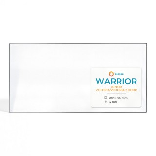 Vetro Warrior JUNIOR VICTORIA/VICTORIA 2 DOOR - Vetro Rettangolo per stufa a legna