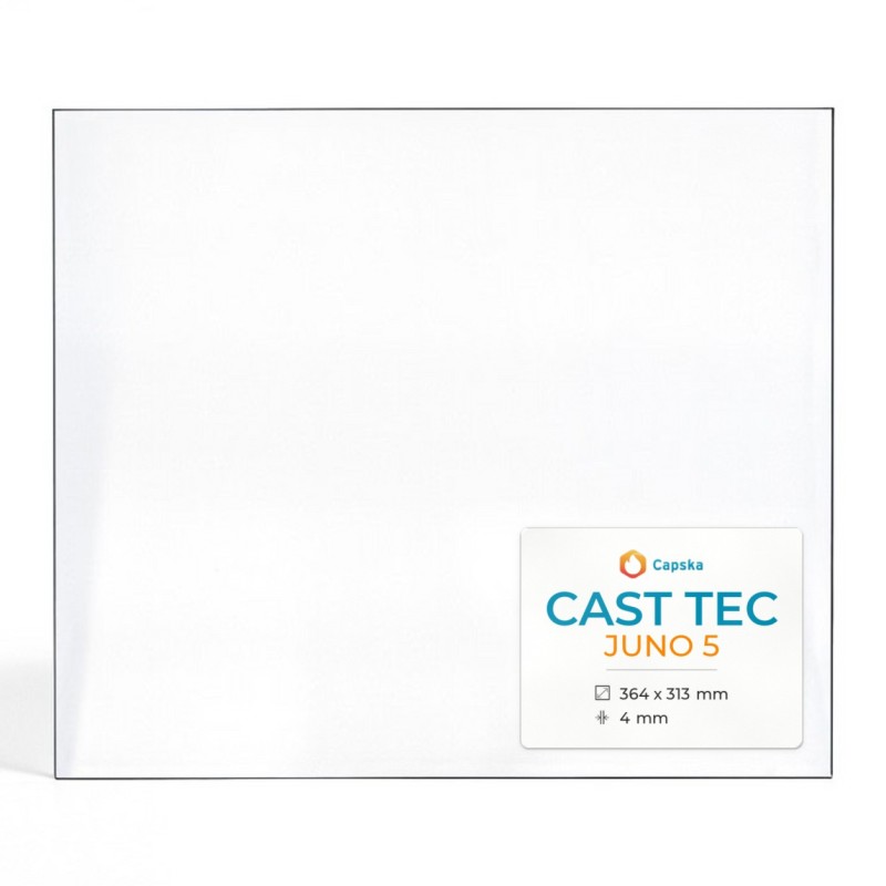 Vitre Cast Tec JUNO 5 - Verre Rectangle pour poêle à bois
