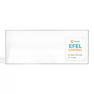 Vitre Efel KAMINA - Verre Rectangle pour poêle à bois
