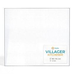 Vitre Villager KITCHENER - Verre Rectangle pour poêle à bois
