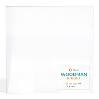 WOODMAN KNIGHT Glass - Rectangular Panel for Wood Burning Stove