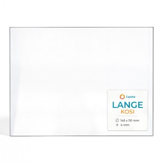 Vitre Lange KOSI - Verre Rectangle pour poêle à bois