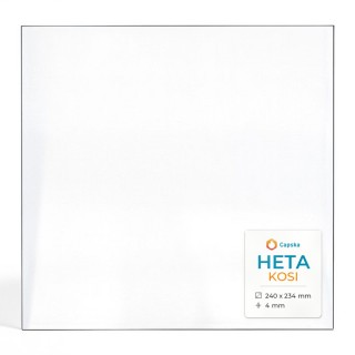 Heta KOSI Glas - Rechteck Kaminglas für Kaminofen