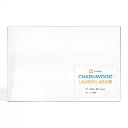 Charnwood LA45IB/LA50IB Glass - Rectangular glass panel for wood burning stove