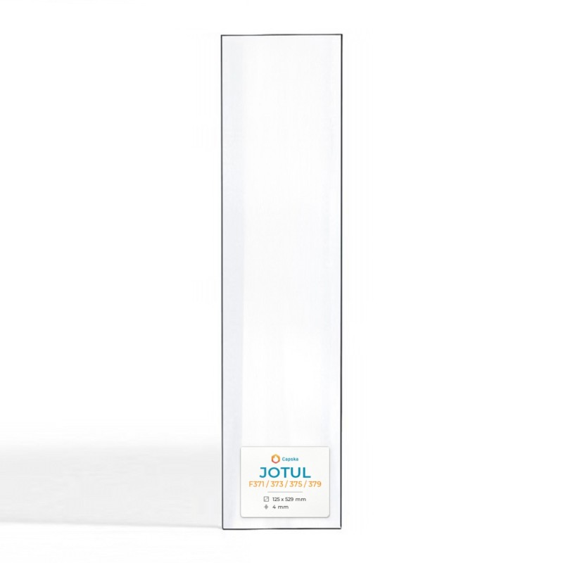Vetro Justus Mino Curvo 347x418 mm - stufa a legna - Capska
