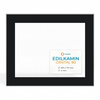 Edilkamin CRISTAL 90 Glass Panel - Fireplace Insert Accessory