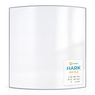 Hark 44-5.2 Curved Glass Panel for Wood Burning Stove