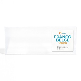 Franco Belge 188718 Glass - Rectangular Panel for Wood Burning Stove