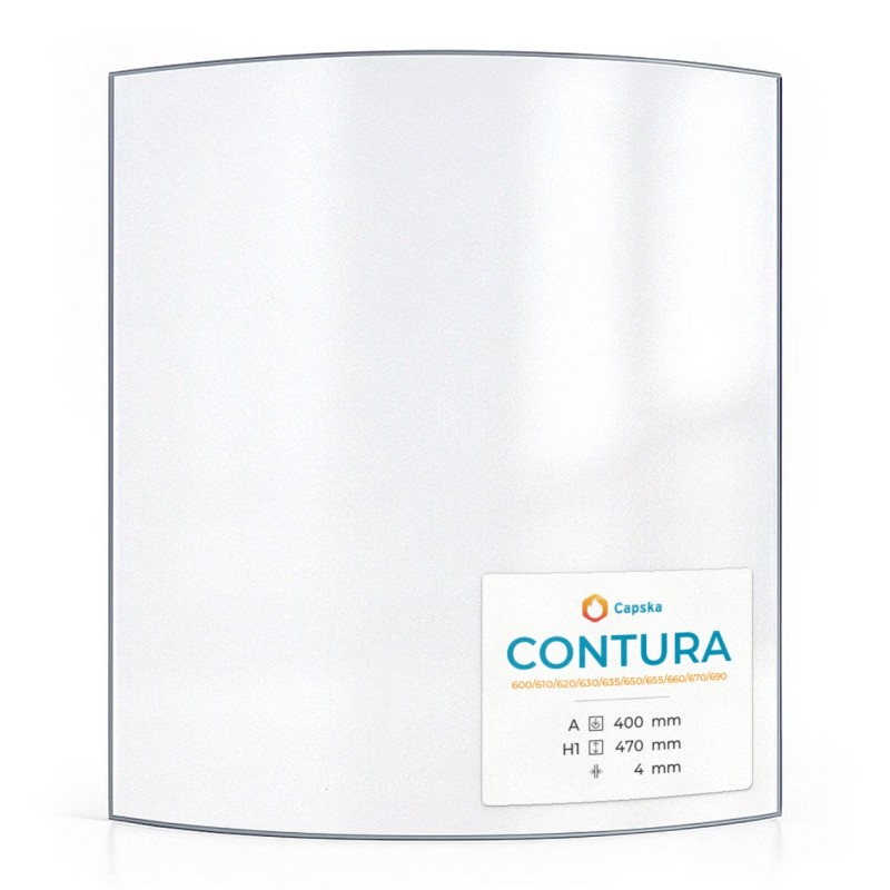 Contura 600/610/620/630/635/650/655/660/670/690 Glas - ROBAX NightFlame® Effekt