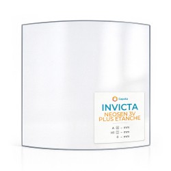 Invicta NEOSEN 3V PLUS ETANCHE Glas - in sich gebogenes Kaminglas für Kaminofen