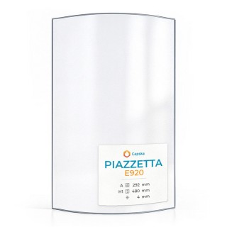 Piazzetta E920 Glass - Curved Panel for Wood Burning Stove