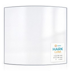 Vitre Hark LUNA - Verre Courbe pour poêle à bois