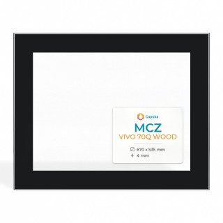 MCZ VIVO 70Q WOOD Glass - Fireplace Insert Panel