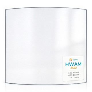 Hwam 3130 Glas gebogen für Kaminofen - hitzebeständig bis 760°