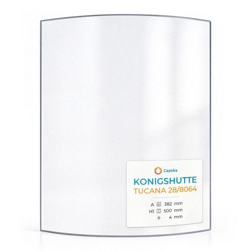 Glas für Konigshutte TUCANA 28/8064 - Hochwertiges Keramikglas - Capska