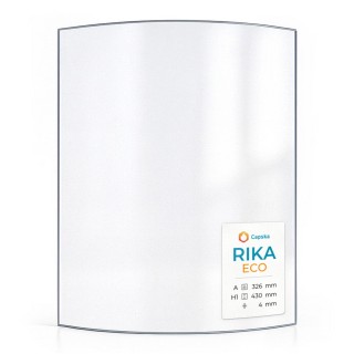 RIKA ECO Glas - Hitzebeständiges Kaminglas für Kaminofen