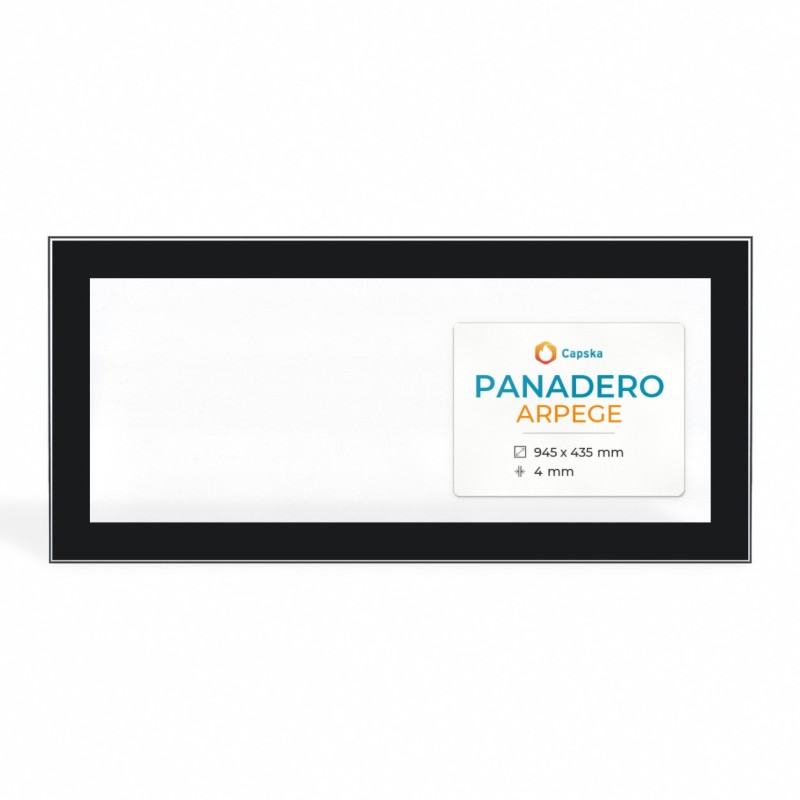 Vitre pour poêle à bois Panadero ARPEGE - Verre rectangle - Capska