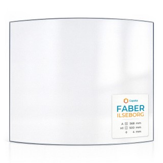 Vetro per stufa a legna Faber Ilseborg - Vetro ceramico di alta qualità - Capska